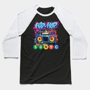 HIP-HOP 50 NYC Baseball T-Shirt